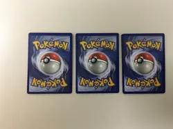 Pokemon Arcanine Black Star Promo Cards (LOT of 3) #6 2000 Wizards TCG Unplayed - Image 2