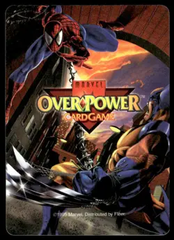 Beast Character Card / Analyze AO 1995 Fleer Marvel Overpower CCG X-Men - Image 2