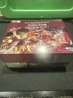 ONE PIECE CARD GAME: A FIST OF DIVINE SPEED OP11 Booster Sealed Light Box Damage - Image 5