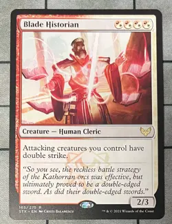 BLADE HISTORIAN 165 Strixhaven School of Mages MTG Magic the Gathering - Image 1