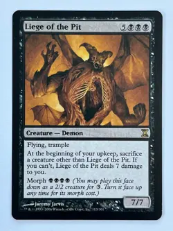 Liege of the Pit - Time Spiral - Magic: The Gathering - MtG - Image 1