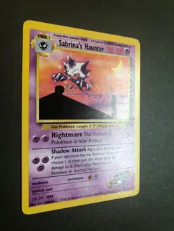 Pokemon - Sabrina's Haunter 55/132 Gym Challenge Unlimited Pristine! - Image 2