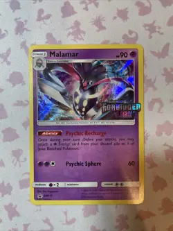 Pokemon MALAMAR SM117 (Stamped Prerelease Promo) Forbidden Light - Image 1