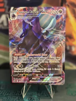 Pokemon Shadow Rider Calyrex VMAX 075/198 Swsh06: Chilling Reign Holo NM - Image 1