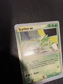 Pokemon TCG Scyther ex Holo Rare EX Ruby & Sapphire 102/109 LP - Image 3