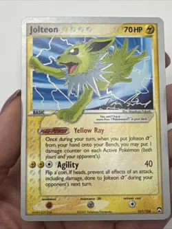 Jolteon Gold Star 101/108 Pokemon TCG 2007 World Championship (Tom Roos) - Image 3