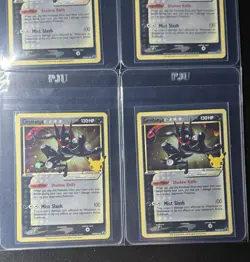 4X Gold Star Greninja SWSH144 Black Star Promo Celebrations ETB Pokemon 25th NM! - Image 3