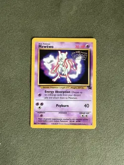 Pokemon TCG Mewtwo 3 Black Star Promo the First Movie - Image 1