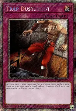 RA03-EN121 Trap Dustshoot (Platinum Secret Rare) Yu-Gi-Oh! TCG - Image 1