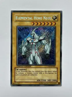 Elemental Hero Neos Secret Rare Limited Edition Card CT03-EN001 NM - Image 1
