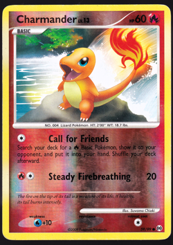 Charmander 59/99 Arceus Reverse Holo 2009 Pokemon TCG Card MP - Image 1