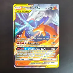 Reshiram & Charizard GX 20/214 Tag Team Unbroken Bonds MINT Pokemon Card - Image 1