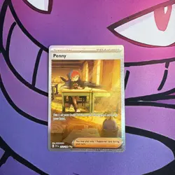 Pokemon TCG Penny Scarlet & Violet Holo Special Illustration Card 252/198 - Image 1