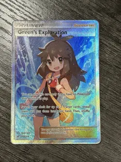 Green's Exploration 209/214 Pokemon TCG Full Art Card - Image 1