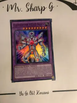ELEMENTAR-HELD KERN - L.A. SHVI-DESE2 DEUTSCH Yu-Gi-Oh! CARD SUPER RARE HOLO* - Image 2
