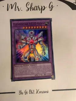 ELEMENTAR-HELD KERN - L.A. SHVI-DESE2 DEUTSCH Yu-Gi-Oh! CARD SUPER RARE HOLO* - Image 3