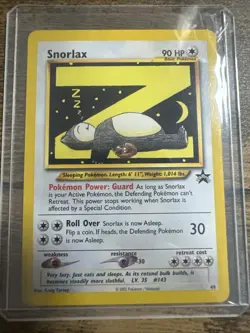 Snorlax 49 WOTC Black Star Promo Pokemon Card - Image 1