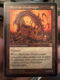 Mtg Phyrexian Dreadnought! Mirage! - Image 1