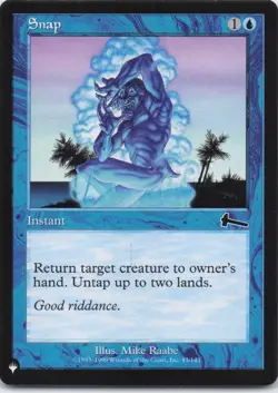 Snap The List Regular Common #43 NM MTG - Image 1