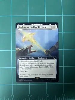 Caduceus, Staff of Hermes R Extended Art #155 - ACR Assassin's Creed - MTG - Image 1