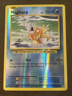 Magikarp 33/108 Reverse Holo XY Evolutions Pokemon TCG LP - Image 1