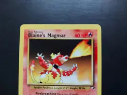 Pokemon - Blaine's Magmar 37/132 Uncommon Gym Heroes - Image 2