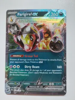 Pokemon - Farigiraf ex - 108/162 - Temporal Forces - Double Rare - NM - Image 2