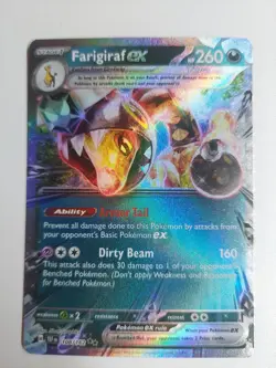 Pokemon - Farigiraf ex - 108/162 - Temporal Forces - Double Rare - NM - Image 4