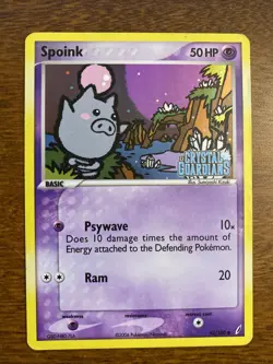 Spoink Holo 42/100 EX Crystal Guardians - Light Play - Pokemon - Image 1