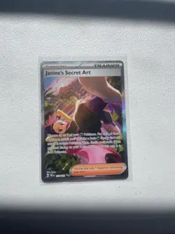 Pokemon TCG Janine's Secret Art Prismatic Evolutions Sir 173/131 SV - Image 1