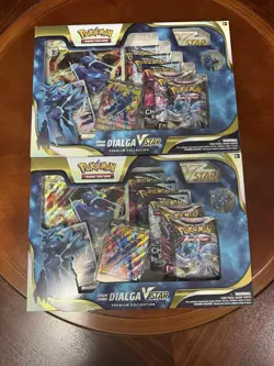 Pokemon TCG Origin Forme Dialga VSTAR Premium Collection Box Sealed New, 2 Pack - Image 1