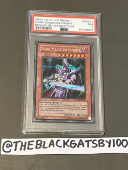 Dark Magician Knight ROD-EN001 Secret Rare PSA 7 Near Mint - Image 1