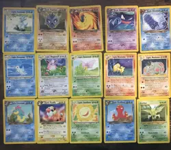 Neo Destiny Partial Set 68 cards Lot Rare Uncommon, Common, Non Holo Rare NM-MP - Image 1