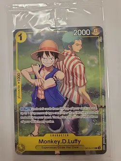 One Piece CCG Monkey D. Luffy Supernovas/Straw Hat Crew Exclusive Promo Card - Image 1