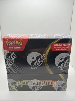 Pokemon TCG Mega Evolution Enhanced Sealed Booster Box 36 Packs + Promo Card New - Image 1