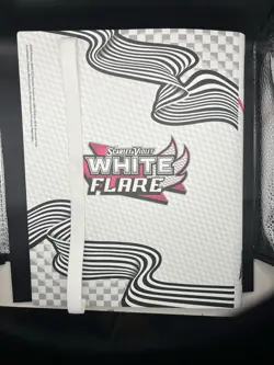 White Flare Binder - BINDER ONLY NO CARDS - Image 2