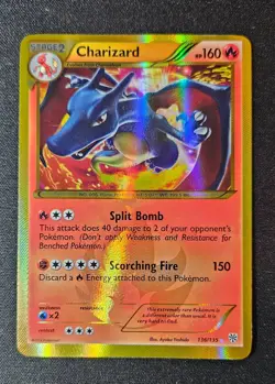 Charizard Plasma Storm 136/135 Secret Rare BW Holo 2012 NearMint Pokemon Card - Image 1