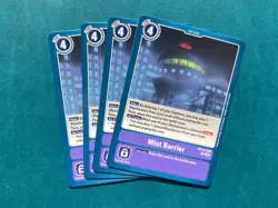 Mist Barrier BT15-098 Playset Exceed Apocalypse Digimon Card x4 - Image 1