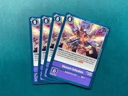 Venom Infusion BT15-099 Playset Exceed Apocalypse Digimon Card x4 - Image 1