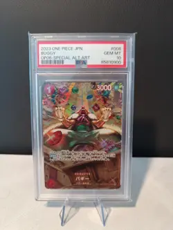 One Piece Card Buggy OP03-008 Special Art OP06 Japanese - PSA 10 GEM MT - Image 1