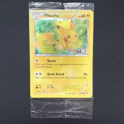 Pikachu - Toys R Us Promo Pokemon Card 26/83 Holo SEALED! MINT 2016 - Image 1