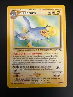 Lanturn - Pokemon TCG Neo Revelation 32/64 LP - Image 1