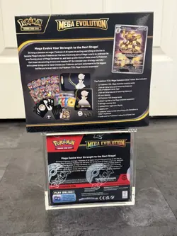 Pokemon Center Mega ETB & Normal & ENHANCED Mega Evolution Booster Box W/Acrylic - Image 4
