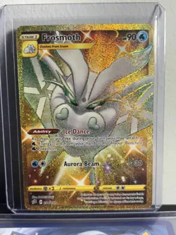 Frosmoth Secret Rare Gold 204/192 - Sword & Shield NM/Mint Pokemon TCG - Image 1