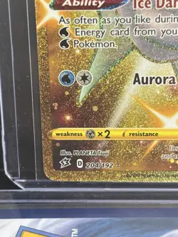 Frosmoth Secret Rare Gold 204/192 - Sword & Shield NM/Mint Pokemon TCG - Image 3