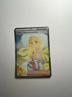 Pokemon Mega Evolution Lillie's Determination 184/132 Secret Rare Mint Condition - Image 1