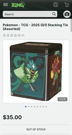Pokemon Stacking Tin (Q1) - Treasures of Ruin - Image 5