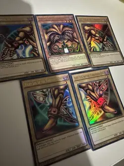 Yu-Gi-Oh Exodia the Forbidden One Full Set YGLD-EN Ultra Rare 1st Edition - Image 1