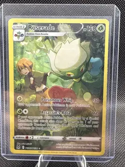Roserade TG02/TG30 Lost Origin Trainer Gallery NM Ultra Rare Pokemon Card - Image 1