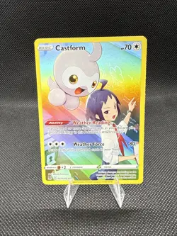Castform TG11/TG30 Lost Origin Trainer Gallery Ultra Rare Pokemon Card - Image 1